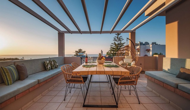 Villa VerdeBlu Rethymno near the beach