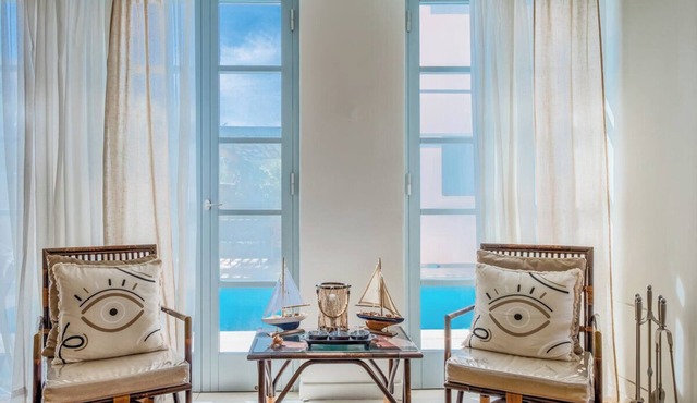 Villa Zoi with Pool - Sunset & Sea Views in Poseidonia, Syros