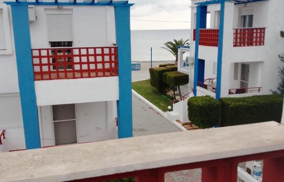 White house on the Beach