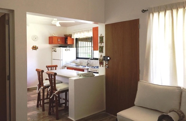 2BD family-friendly villa in quiet residence, pool, near tennis and beach