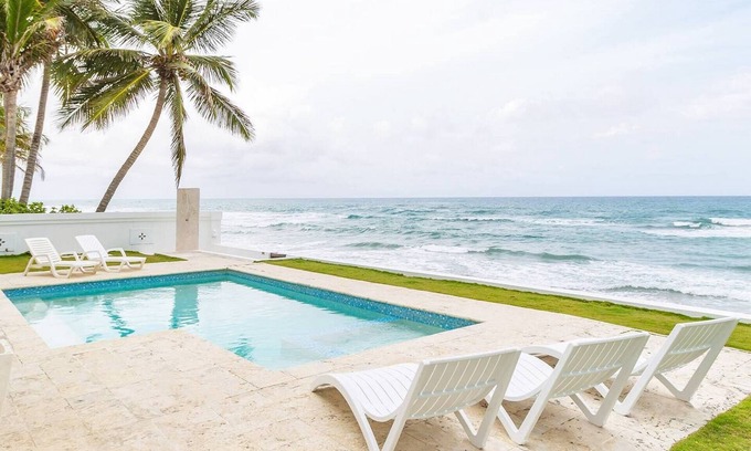 Cabarete Villa | 5BR Beachfront Oasis with Spectacular Sea Views