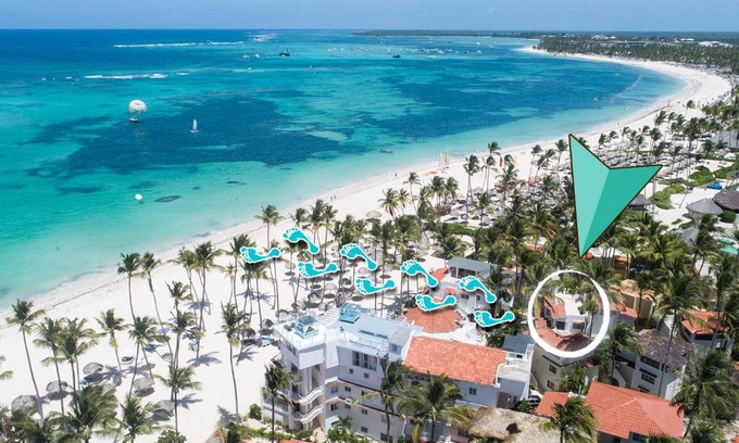 Bavaro Villa | BEACH HOLIDAY HOME Los Corales Bavaro - 9 Guests WIFI BBQ-grill PickUp