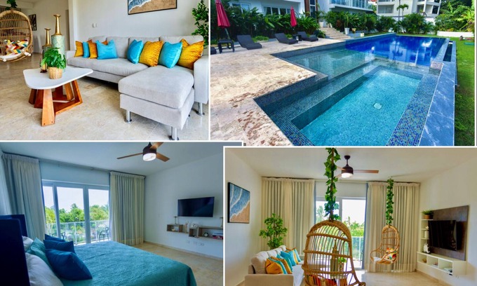 Cabarete House | Exclusive-stylish Tropical 2B/2B retreat at Playa Encuentro, Dominican Republic.