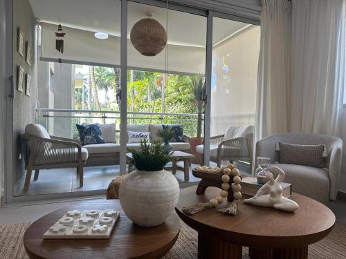 La Iglesia Apartment | Luxury 2 Bedroom Apartment, 1 Min Walk to Punta Popy Beach, Pool, AC, Fast WiFi, Las Terrenas