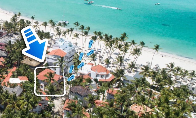 Bavaro Villa | OCEAN VIEW VILLA BAVARO BEACH - wifi, bbq-grill, beach access