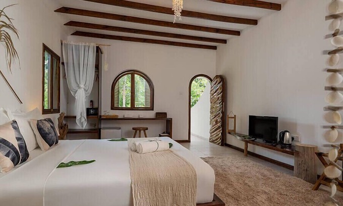 Grand'Anse Praslin Apartment | Peaceful Room Surrounded By Tropical Harmonious Garden