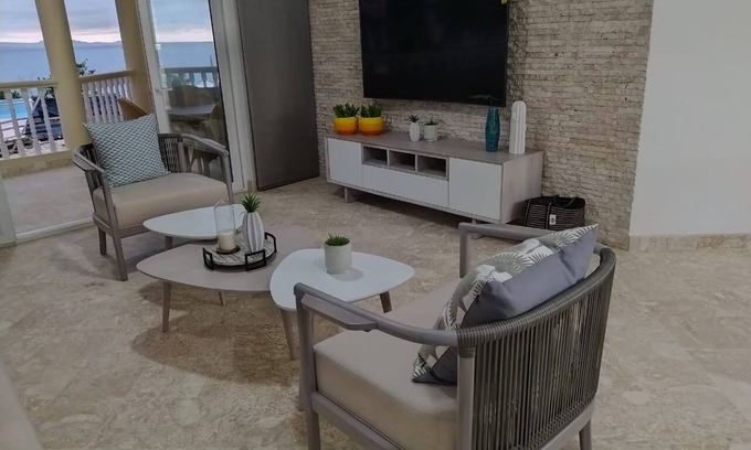 El Batey Condo | Premium 2-BR Ocean View Condo at Hispaniola Beach!