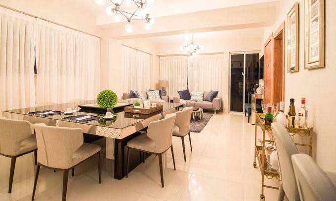 Renacimiento Apartment | Santo Domingo Luxury Designer 3 Bedroom Apartment for 6 guests ✔️