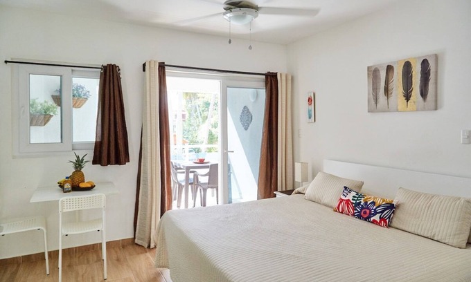 Cabarete Apartment | Studio in Cabarete Center, 2 minutes to Beach, Walk to Everything!