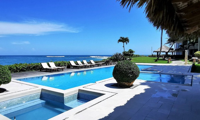 Cabarete Condo | Stunning Ocean Views Direct Access to Kite Beach. Free weekly maid service.