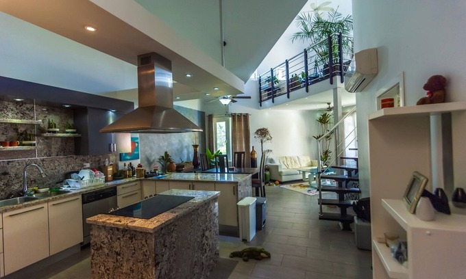 El Batey Apartment | Top-floor penthouse in beachfront residence, steps to all shops and restaurants