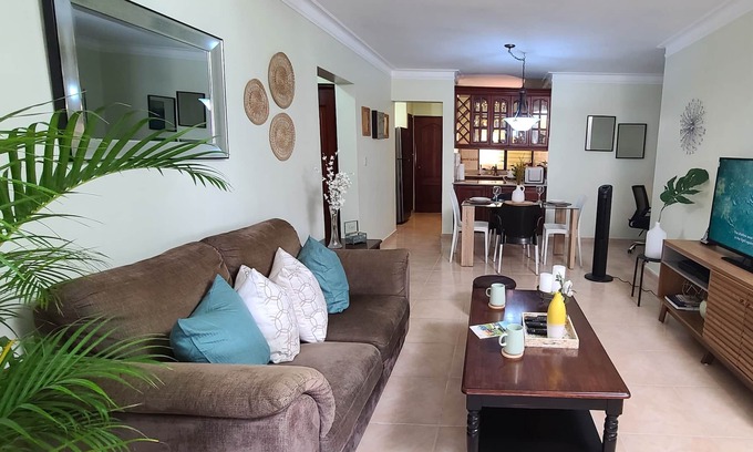 Renacimiento Apartment | Very well located in the city. spacious w/ equipped kitchen even a coffee bar!