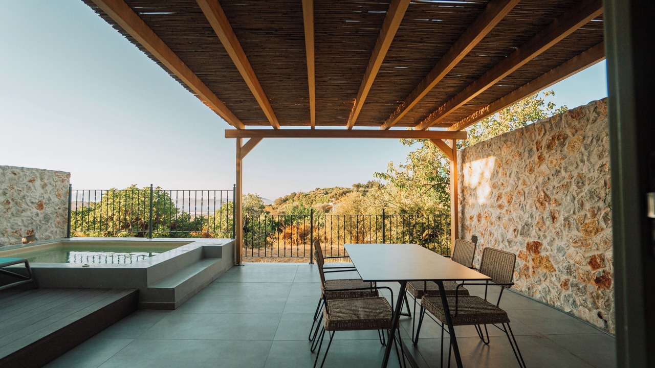 Photo of Patio Balcony in Lagoudi Zia