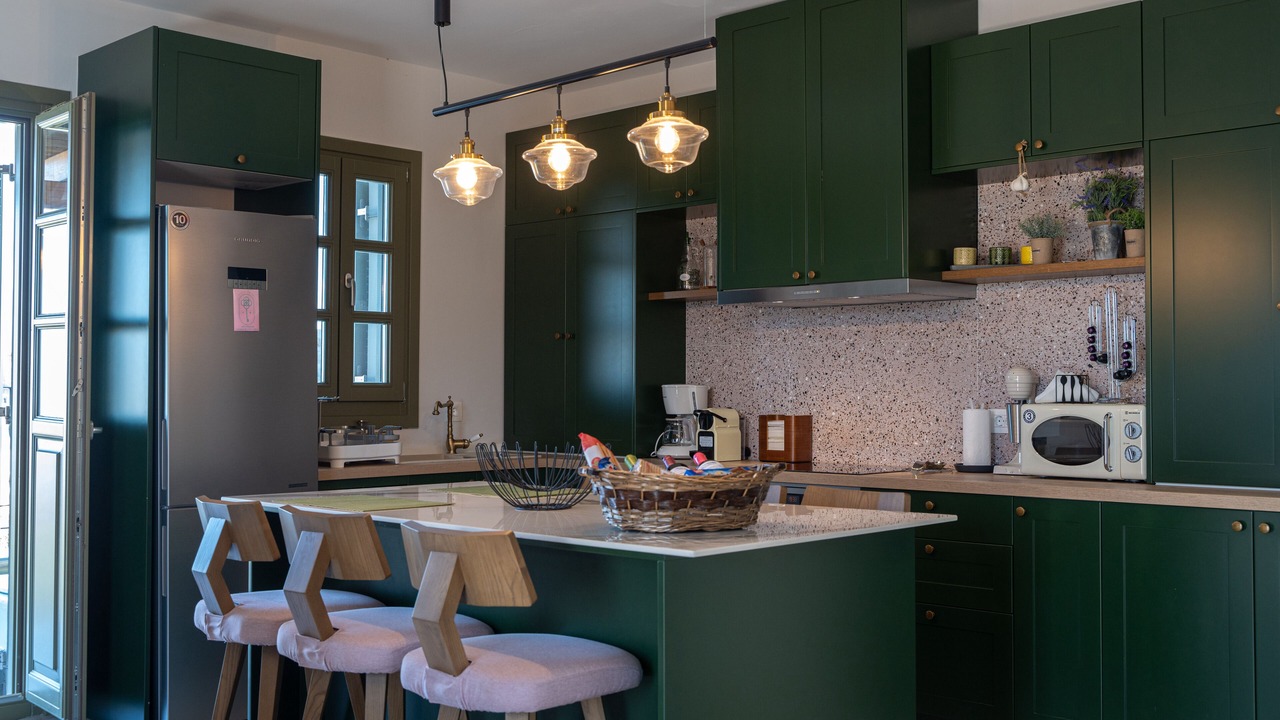Photo of Kitchen in Lagoudi Zia