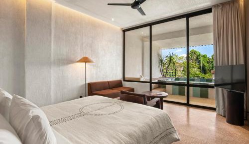 Studio with Pool View