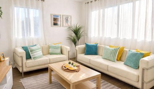 Three-Bedroom Apartment with Balcony