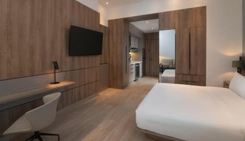 King Studio with Sofa Bed and City View