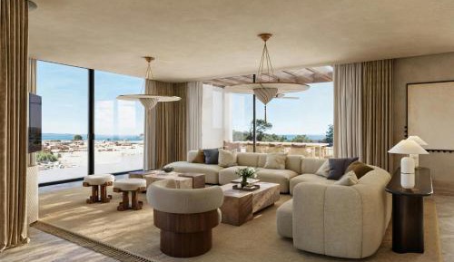 Presidential King Suite with Sofa Bed, Balcony and Sea View