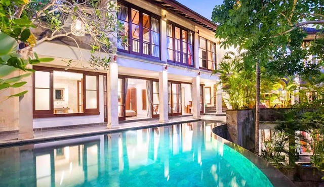 Charming 4-bedroom villa with WiFi, AC in wonderful Bali